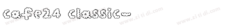 cafe24 classic字体转换